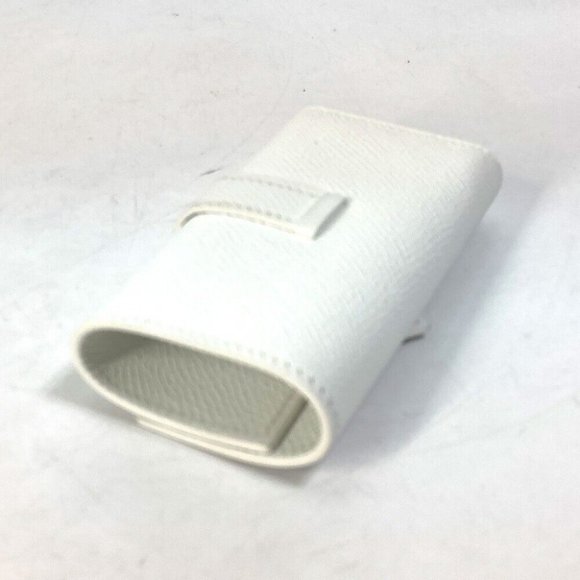 HERMES HHardware Bearn 4-Ring Key Key Case Epsom White/SilverHardware Unused - Picture 3 of 10